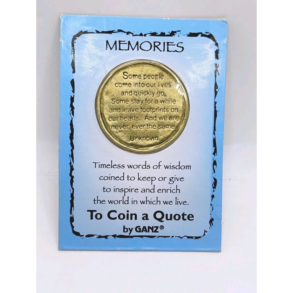To Coin A Quote By Ganz--"Inner Strength"-1.25" Diameter Coin-NEW--MEMORIES COIN